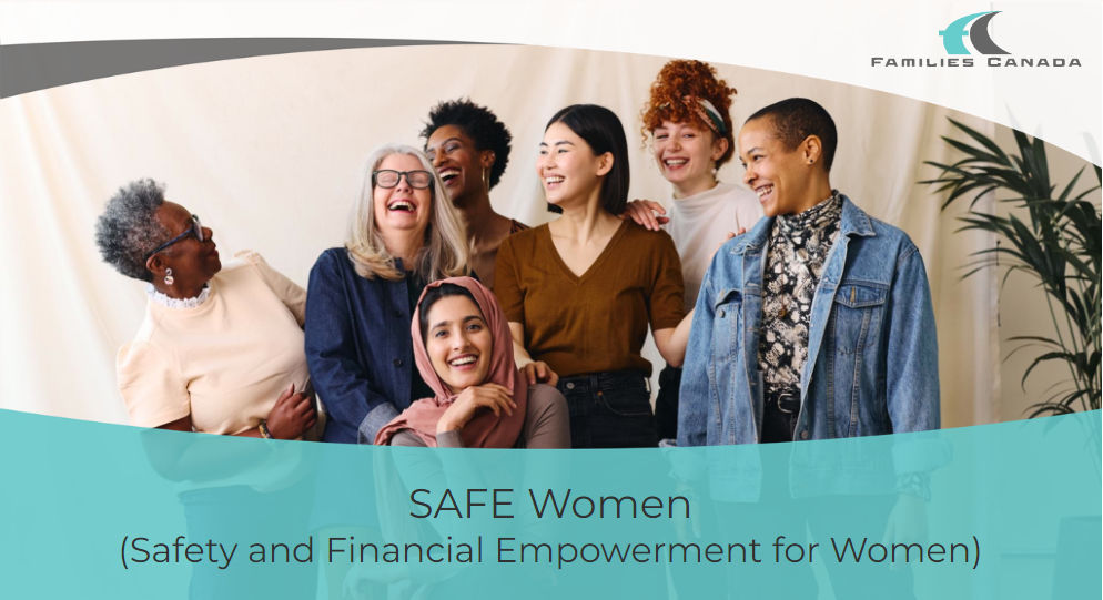 Title slide for the eLearning course SAFE Women: Safety and Financial Empowerment for Women